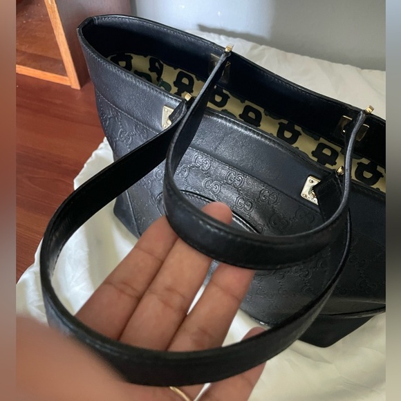 Gucci Black Leather Handbag - Picture 10 of 13